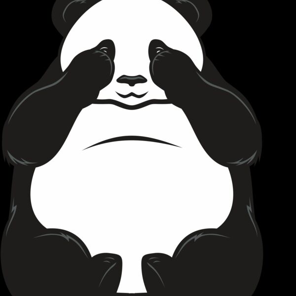 Hear no evil pandas vertical Thumbnail