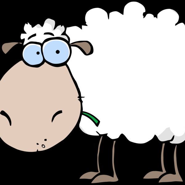 Sheep with flower Thumbnail