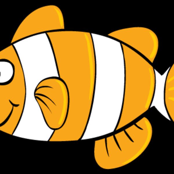 Orange white stripe fish Thumbnail