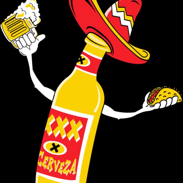 Mexican beer with taco Thumbnail