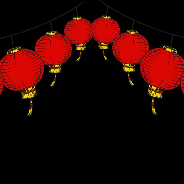 Chinese Lanterns  two rows  Thumbnail