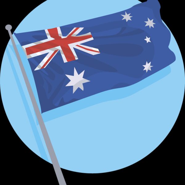 Australian Flag Flying Thumbnail