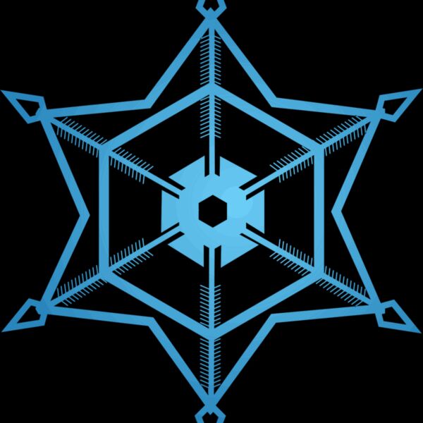 Snowflake blue star Thumbnail