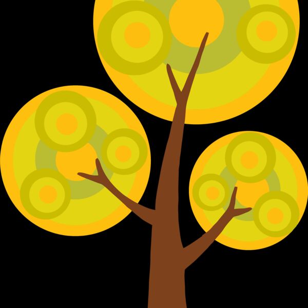 Abstract Tree Yellow Thumbnail