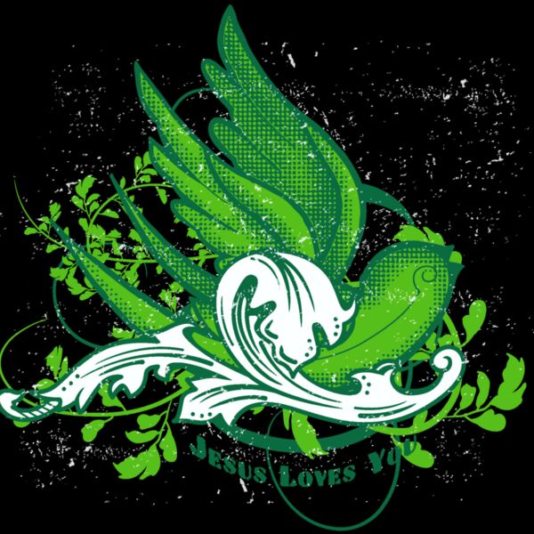 Jesus Loves You GREEN SWALLOW Thumbnail