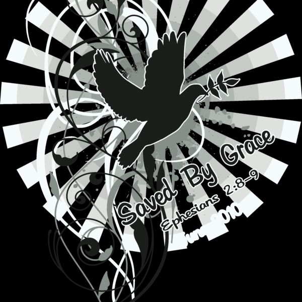 Saved By Grace BLACK GREY DOVE Thumbnail