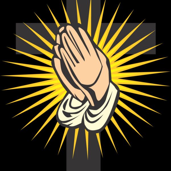 Praying hands cross Thumbnail