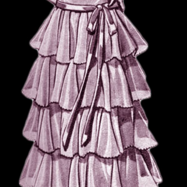 free vintage digital lady 1930 s fashion Thumbnail