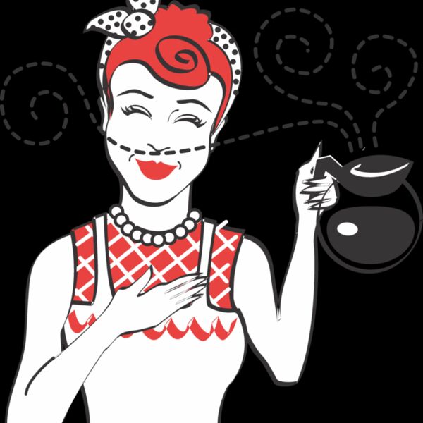 Woman coffee pot Thumbnail