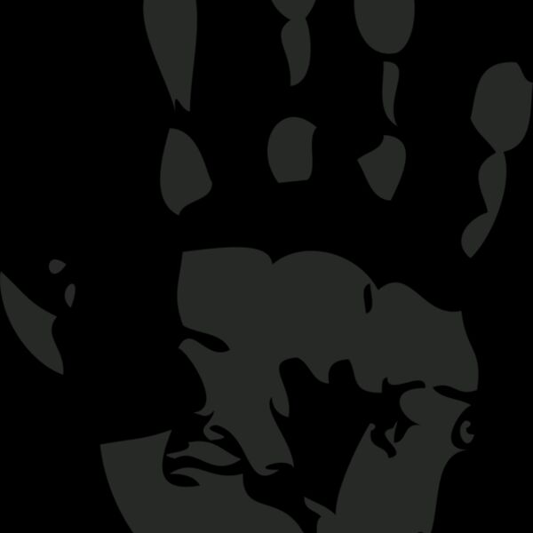Black handprint Thumbnail