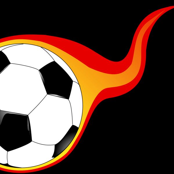 Flaming  soccer ball Thumbnail