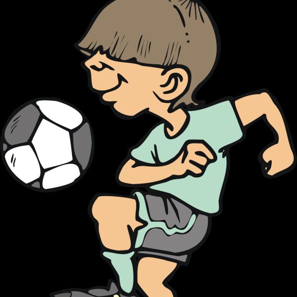 Girl soccer knee juggling Thumbnail