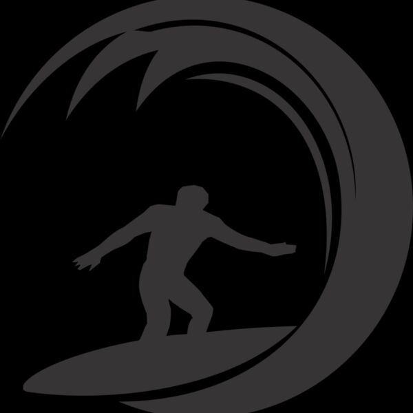 Surfer wave silhouette Thumbnail