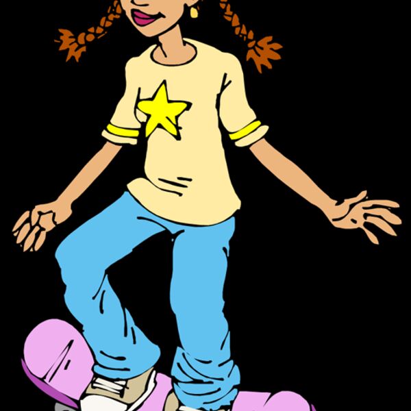 Girl skateboard Thumbnail