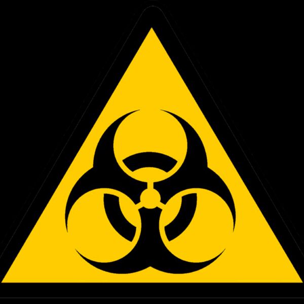 Bio Hazzard yellow black sign Thumbnail