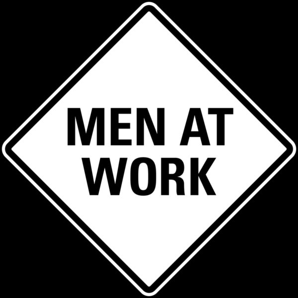Men At Work sign Thumbnail
