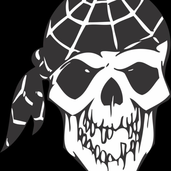Skull with bandana Thumbnail