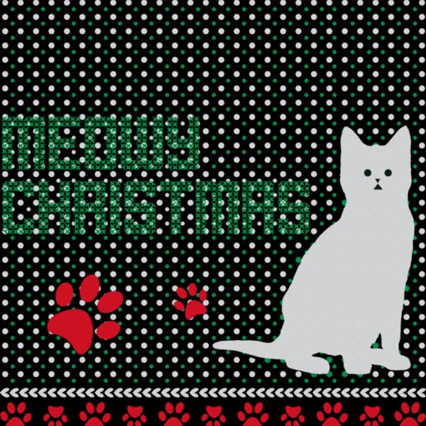 Meowy Christmas [print size 400 x 500] Thumbnail
