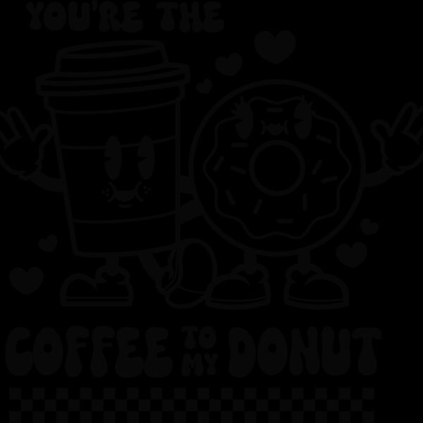 Coffee Donut BW Thumbnail